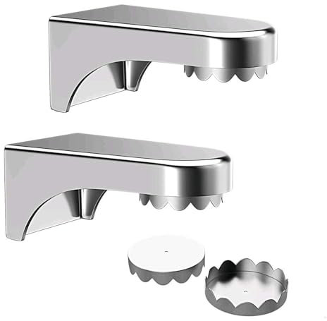 Zythrem 2 Pcs Magnetic Soap Holder Wall Mounted Bathroom Soap Dish Self-Adhesive Soap Bar Magnet Holder Stainless Steel Soap Magnetic Holder for Shower Bathroom Tub and Kitchen Sink Rust Proof