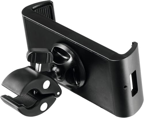 Durable Tablet Klemmhalterung Tough CLAMP XL, 360° drehbar für Tablets 7-13, für Regalböden/Stangen, Tablet Halterung, schwarz, 894601