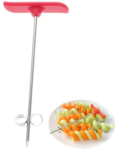VICASKY Cetrioli Rotanti Affettaverdure Vite Tagliaverdure Utensile Per Intagliare Verdure in Acciaio Inossidabile Per Uso Alimentare Strumento Per Preparare Piatti