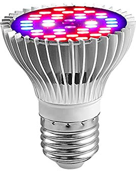Lampe de Croissance LED à Spectre Complet 30W, pour Plantes D'intérieur Légumes et Feurs, E27 Ampoule LED pour Serre Hydroponique, Durable et Haute Efficacité