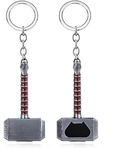 AllForYou 1pcsSilver Beer Bottle Openers Can Opener Multifunction Hammer Of Thor Shaped Beer Bottle Opener With Handle Bottler Opener Beer