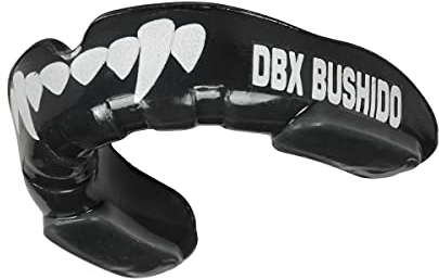 DBX BUSHIDO Men's MG-2 Gel Zahnschutz Kampfsport-Mouthguard Sport-Box Mundschutz für Kickboxen-Perfekte Passform und Leichtes Atmung, Black, ‎One Size