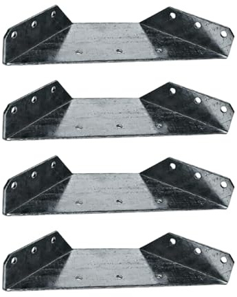 EVOTRADE Supports d'angle Reggi pour structure de lit. Lot de 4