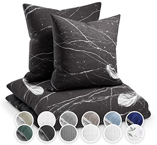 sleepwise Soft Wonder Bettwäsche, Oeko-TEX Microfleece-Bettwäsche 200x200, 2X Kissen- und 1x Bettbezug, Atmungsaktiv, Antistatisch, Hypoallergen, Knitterfrei, Weiche Bettwäsche 200x200 cm