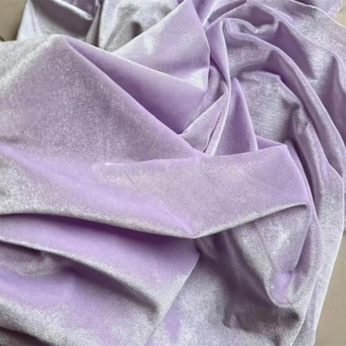 Purple Fleece Fabric for Christmas Wedding Party Decoration Curtain Handmade Dress Sewing Materials DIY Crafts