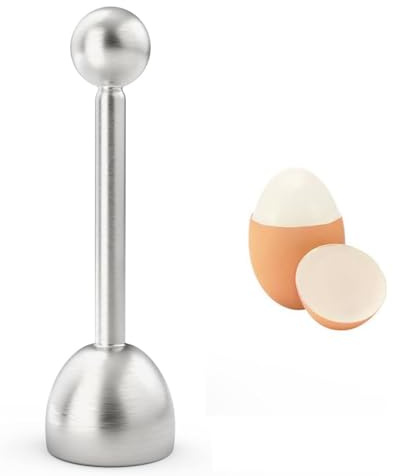 Ouvre-Œufs Professionnel en Acier Inoxydable - Coupe-Œuf Robust et Précis pour Cuisine -pour la Préparation de Salades, Pâtisserie - Facile à Nettoyer et Hygiénique