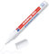 edding 90 Glasboardmarker - weiß - 1 Glasboard Stift - Rundspitze 2-3 mm - Fensterstift abwaschbar - zum Schreiben und Markieren auf Glasoberflächen wie Fenster, Glasboards - trocken abwischbar