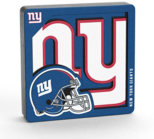 YouTheFan Unisex-Erwachsene New York Giants Magnet aus der 3D-Logo-Serie, One Size