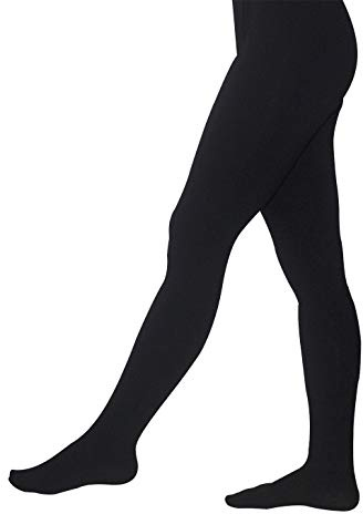 AceAcr Mens Boys Ballet Tights Knit Soft Gymnastic Dance Pants (X-Small, Footed Tights)