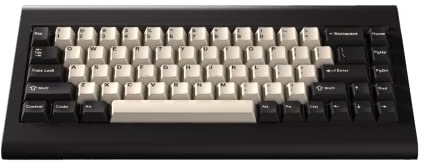 Vortex PC66 Dark Grey 69 Key Hot Swap Gateron Pro Yellow