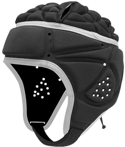Danlai Casque de Rugby, Casque de Football Souple, équipement de Protection de tête réglable 7V7, Couvre-Chef de Rugby, Casquette Scrum pour Enfants et Jeunes