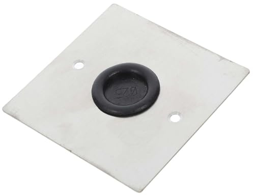 JECOMPRIS Edelstahl Abdeckplatte Für Steckdose Mit Schrauben Robuste Blindplatte Für Wandsteckdose Und Lichtschalter Schützende Und Einfache Montage Kompatibel Mit Verschiedenen Elektroinsta