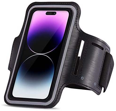 UC-Express Sportarmband kompatibel mit Apple iPhone 16e Jogging Handy Tasche Hülle Schutzhülle Fitnesstasche Lauf Case Armband Armtasche Sport Tasche Laufhülle