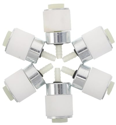 EPIGEIST Filtro de Gasolina para Motosierra y Cortacésped 6 Piezas, Cartucho de Filtro de Motor Reutilizable, Accesorio para Maquinaria de Jardín y Forestal, Filtración Alta