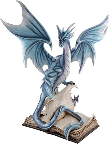 Figura de Dragón - el Bücherwächter con Estudiantes - Bücherdrache