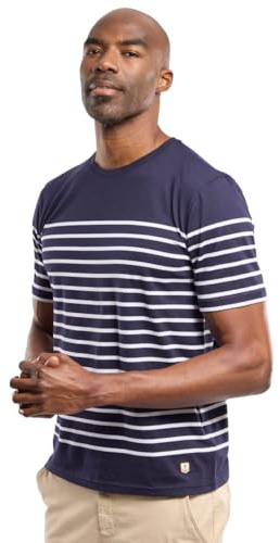 Armor Lux Marinière etel Héritage Homme, T-Shirt Uomo, Multicolore (600 Navire/Blanc 600), X-Large