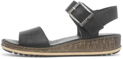 Hush Puppies Women's Ellie Heeled Sandal, Black, 7 UK, (HPW1000-164-1)