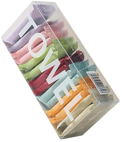 Komprimierte HandtüCher Tabletten 14 Stück, Komprimierte Handtücher Für Reisen, Einweg Handtuch, Wiederverwendbare Tragbare Gesichtswaschlappen Mit Hoher Absorption