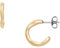 Skagen Women's Stainless Steel Push Back Earrings Mais Gold,1.54Lx1.5Wxcm