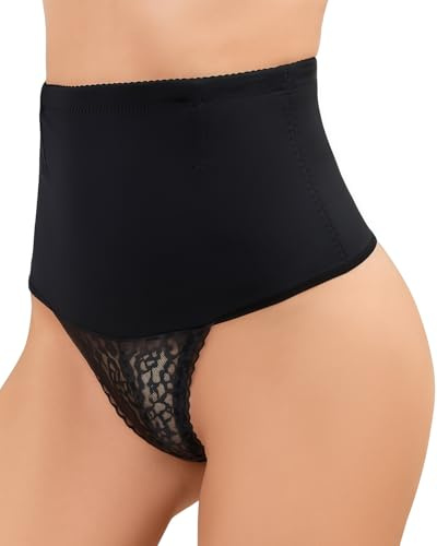 WEISANGMI Tummy Control Thong Shapewear for Women Tummy Control Knickers Body Shaper Lace Butt Lifter Pants Shaping Underwear