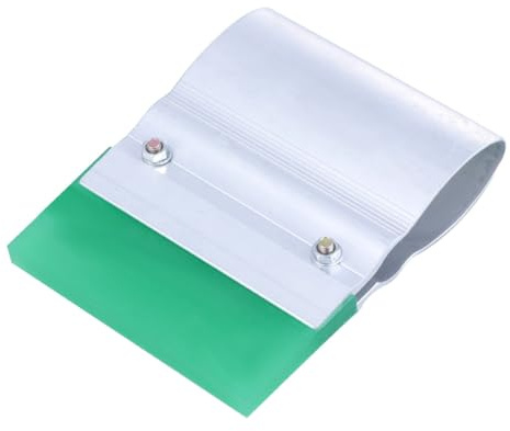 jojofuny Raschietto di Gomma per Serigrafia Lama Elastica e Manico Ergonomico per Applicazioni Tessili e Stampa Fai-da-Te su Piastre Colore Casuale