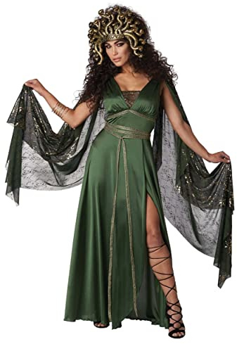 Women's Medusa Queen of The Gorgons Fancy Dress Costume Medium