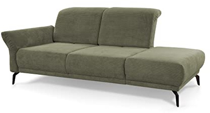CAVADORE Cooper Chaiselongue - Chaiselongue (poliéster, tamaño Grande)