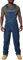 MANGGUO Jeans-Latzhose für Herren Arbeitsoverall mit Entspannter Passform Verstellbaren Trägern und Mehreren Werkzeugtaschen (DE/NL/SE/PL, Alphanumerisch, XL, Regular, Regular, Blue)