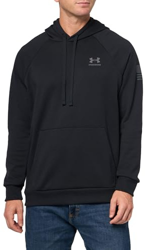 Under Armour Men's Freedom Flag Hoodie, (001) Black / / Castlerock, Large