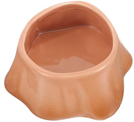 HAPINARY Hamsterfutternapf Aus Keramik Mit Stabilem Boden Für Zwerghamster Rennmäuse Ratten Und Kleintiere Verhindert Umwerfen Und Verschütten Von Futter Und Wasser