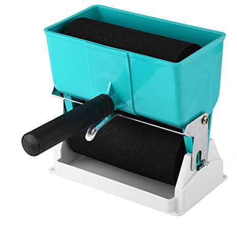 Leimroller Holzleim, Leimwalze Allzweckkleber mit Bremsgriff aus Metall und Weißer Sockel, PVC Kleber Applikatorwalze Kleberoller für Hölzerne, Karton und größere Klebeprojekte(320 ml, 6 Inch)