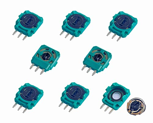 ElecGear 8X ALPS 10K Potenciómetro de Repuesto para Mando PS4, Xbox, Elite, Switch Pro, Sensor de Módulo de Palanca de Control de Resistencia de Ajuste de Reemplazo para Joystick Analógico ALPS