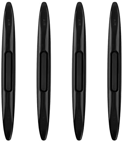 Protectores Puertas Coche 4 Pcs Protectores de Borde de Puerta de Coche Anti-colisión Anti-arañazos Anti-fricción Pegatina de Protección para Puertas de Automóvil para Vehículo Auto SUV Camión(Negro)