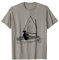 Opti Segelboot Grafik Dinghy Boot Segeln Liebhaber T-Shirt
