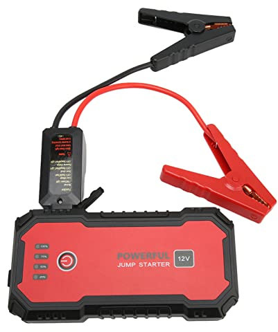 Starthilfe Powerbank, 1500A Spitzstrom 14000MAh Auto Starthilfe Powerbank (bis zu 7,2 L Benzin oder 5,5 L), Tragbares 12V Auto Batterie Booster, IP66 Wasserdicht