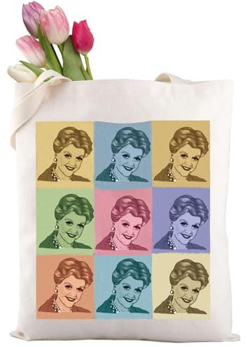AATOP Murder She Write Tote Bag Jessca Fletcheer Cabot Cove Regalo per Murder Mystery Fan 1980 Mystery Show Shopping Bag, 12tou T 2u, large