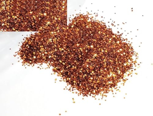 EliteKoopers Fine Glitter 10g Shine Powder for Art and Craft, Nail Art, Paint, Walls Decoration, Cosmatic (Copper)