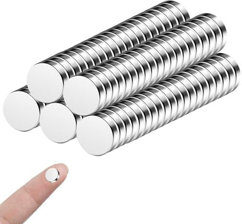100 Pcs | 8x2mm Aimants Ronds Extrêmement Puissants, Petits Aimant Frigo Néodyme Puissants, Magnets Mini Aimants,pour Réfrigérateur, Images,Bricolage, Carte, Tableau Blanc, Calendrier