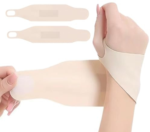 Tutore Polso, Fascia Elastica Polso Traspirante e Regolabile, Elastica Ultra Sottile per Sport, Palestra e Lavoro, Riduce Dolore e Infiammazione, per Tunnel Carpale, Slogature, Tendinite e Artrite