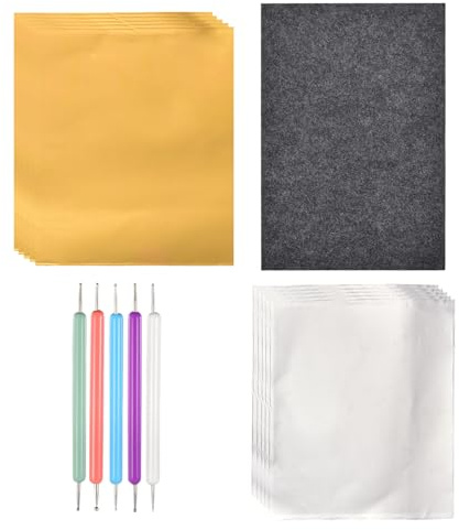Embossing Tool - Decorative Foil Embossing Kit, Emboss Crafting Set, DIY CraftingFor Beginners | Painting Classroom Projects Home Decor Holiday Crafting Greeting Card Making