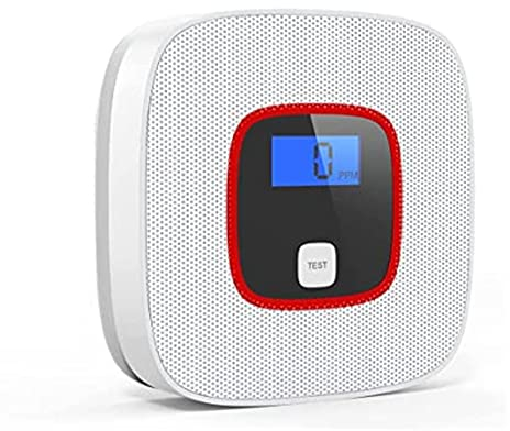 OBEST Détecteur Monoxyde Carbone, avec Affichage Numérique, Type Mural, Installation Simple, Fournitures de Prévention des Catastrophes, Produits de Stockage de Prévention des Catastrophes