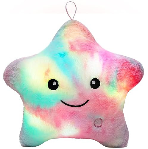NYOBABE Sensory Toys for Autism, Light Up Star Teddy, Kids Sleep Aid, Toddler Baby Sensory Play Lights, Birthday & Xmas Gifts for 3-10 Year Old Girls & Boys, Colorful