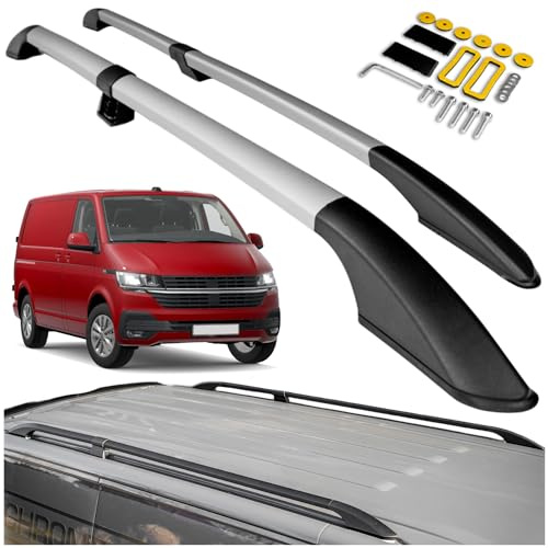 CHROMEMASTER | Compatibili con VW T6.1 Transporter Short 2019-2023 | Barre Trasversali da Tetto, Mancorrenti sul Tetto | Sono Utilizzate per il Montaggio di Portapacchi, Box da Tetto o Portabiciclette