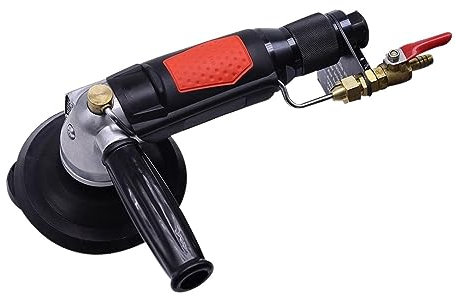 Pulidoras de piedras con aire húmedo Lijadora de agua neumática profesional de 5 pulgadas, tipo de alimentación de agua, lijadora de aire húmedo/pulidora, herramienta de amoladora angular de 125MM par