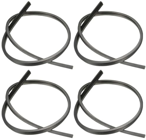 WUFKOP 4 Gomme per Tergicristalli Universali, 80 cm Metro, Autoadattabili per Visione Chiara, Ricambio per Auto, SUV e Furgoni