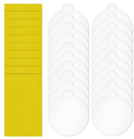 YSJCHEBS 20 Pegatinas De Luz para Moscas Y 10 Trampas para Insectos, Tapetes Adhesivos para Trampas De Pulgas, Accesorios para Eliminar Mosquitos, Tapetes para Atrapar Insectos Domésticos