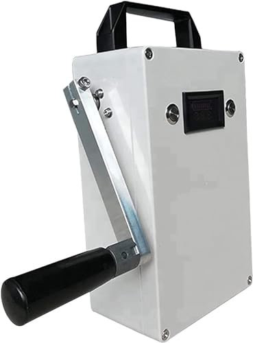 Manuell nödströmgenerator, 150W strömgenerator, 220V Stor kapacitet utomhushushåll 12V 5,2V belysningsfältgenerator