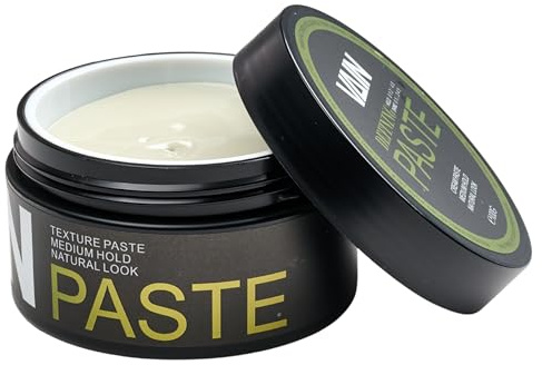 Vain Hair Styling Wax for Men & Women – Texturizing Styling Wax for Curly, Wavy & Straight Hair – Easy to Wash, No Residue – 100g (100 g (Pack of 1), Paste)