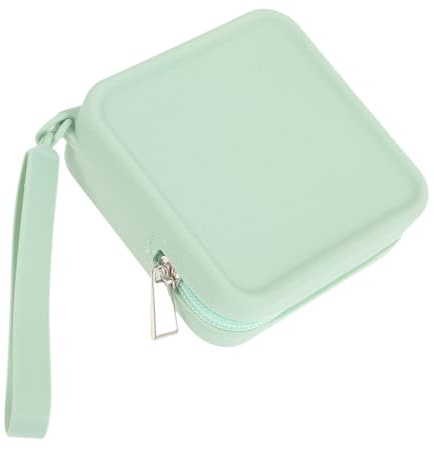 Beaupretty Reusable Silicone Sanitary Pad Bag and Tampon Holder for Travel, Lightweight and Portable Period Pouch Suitable for Purse, Feminine Care Storage Solution