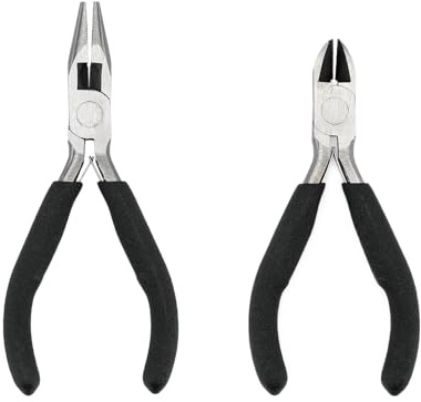 Vaessen Creative Alicates de Corte para Alambre - Juego de 2 uds - para la Encuadernadora Bind Easy - para Encuadernación, Joyería, Maquetas, Manualidades & Modelismo - Ergonómicos